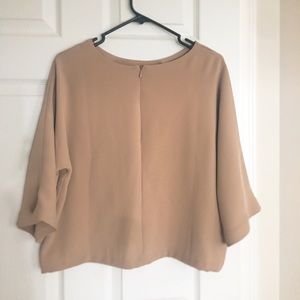 Tops - Korean Blouse Beige - NWOT OS Tops - Korean Blouse Beige - NWOT OS